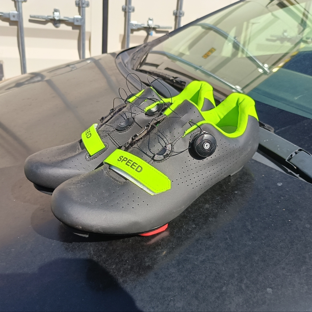 Speed cycling bike shoes sz 47